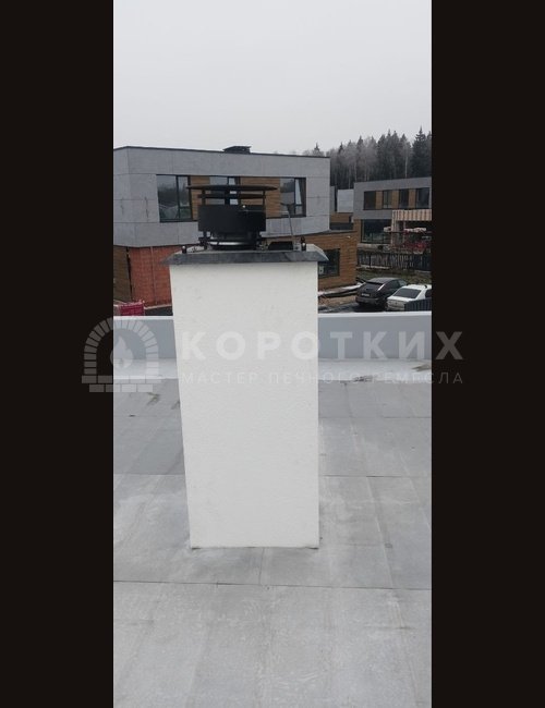 Ремонт дымохода и монтаж.