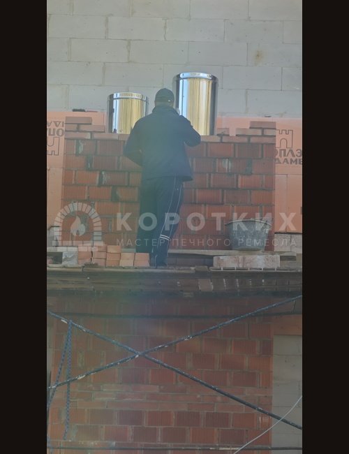 Ремонт дымохода и монтаж.