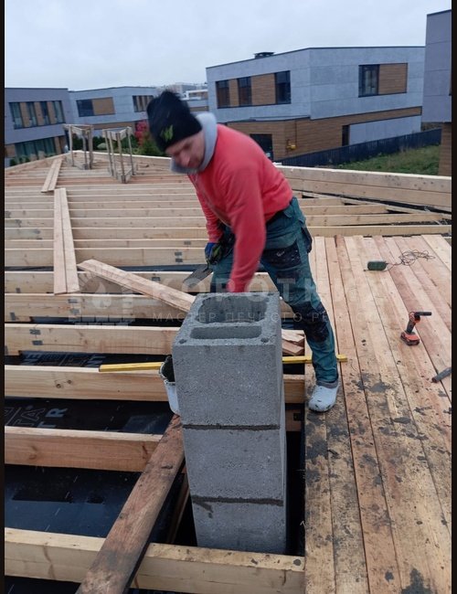 Ремонт дымохода и монтаж.