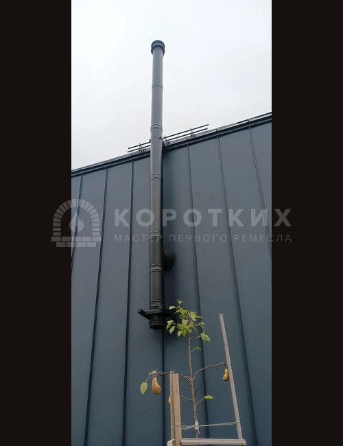 Ремонт дымохода и монтаж.