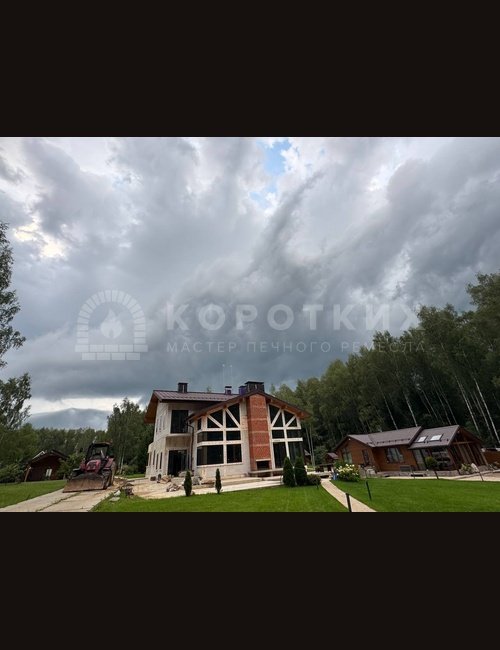 Ремонт дымохода и монтаж.