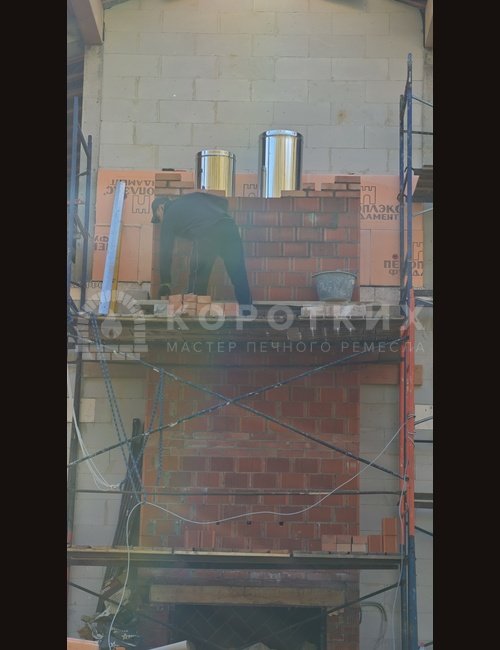 Ремонт дымохода и монтаж.