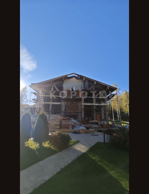 Ремонт дымохода и монтаж.